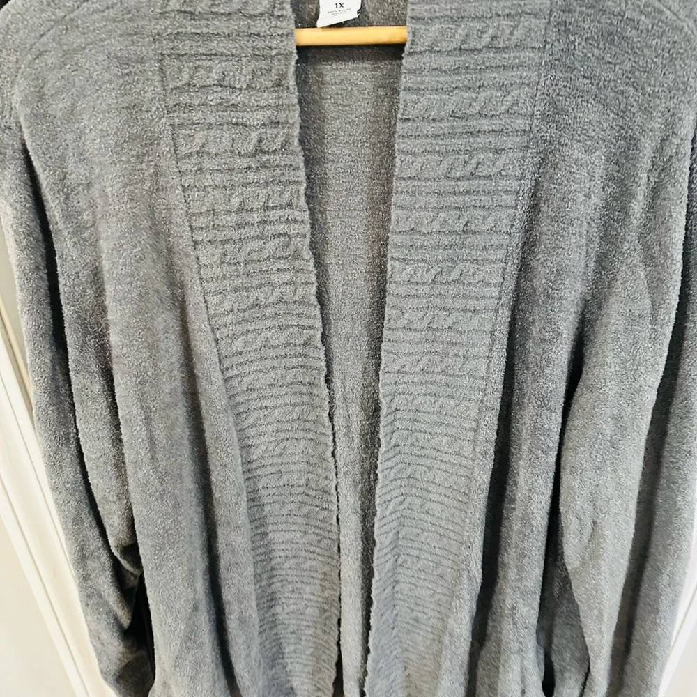 Ruby Rd Gray Cozy Cardigan - Picture 4 of 10